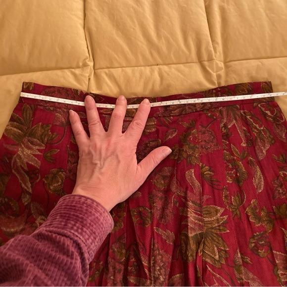 Vintage Seasons Best Wool Floral Skirt Medium - Picture 6 of 13